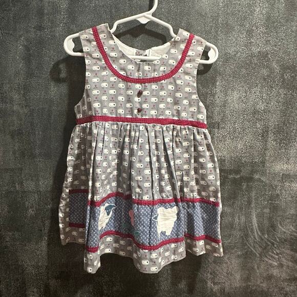 Vintage 2 Piece Baby Togs Dress & Blouse, VGUC, Sz 4T (4A) - Picture 9 of 11